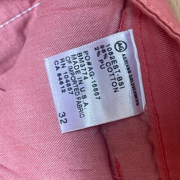 Adriano Goldschmied Standard Issue Khaki Straight Leg Stretch Twill Size 32 - Picture 6 of 6